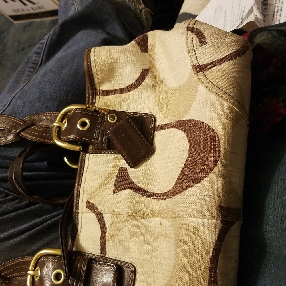 Coach Brand Logo Satchel
